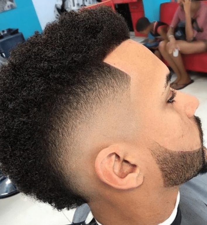 burst fade haircut for men
