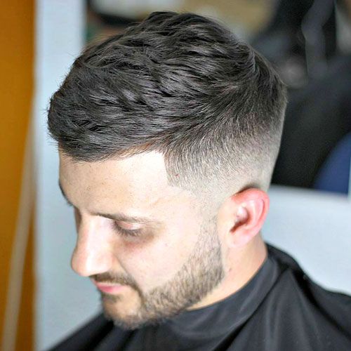 side brushed texture haircuts
