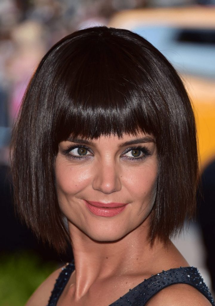 fringe bob cut women