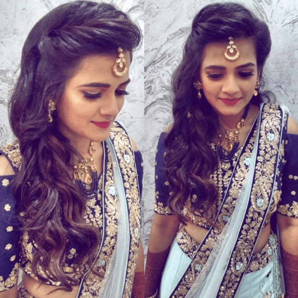 hairstyle for indian wedding function | 20 different styles