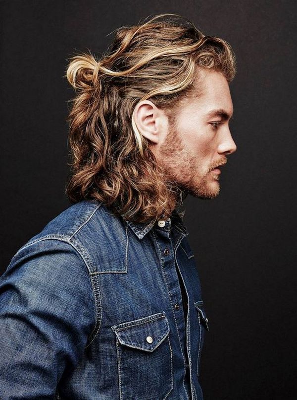 Long hairstyles men 2020