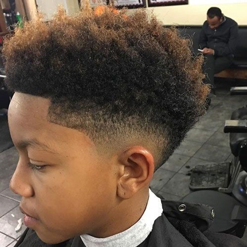 afro haircut for black boys 