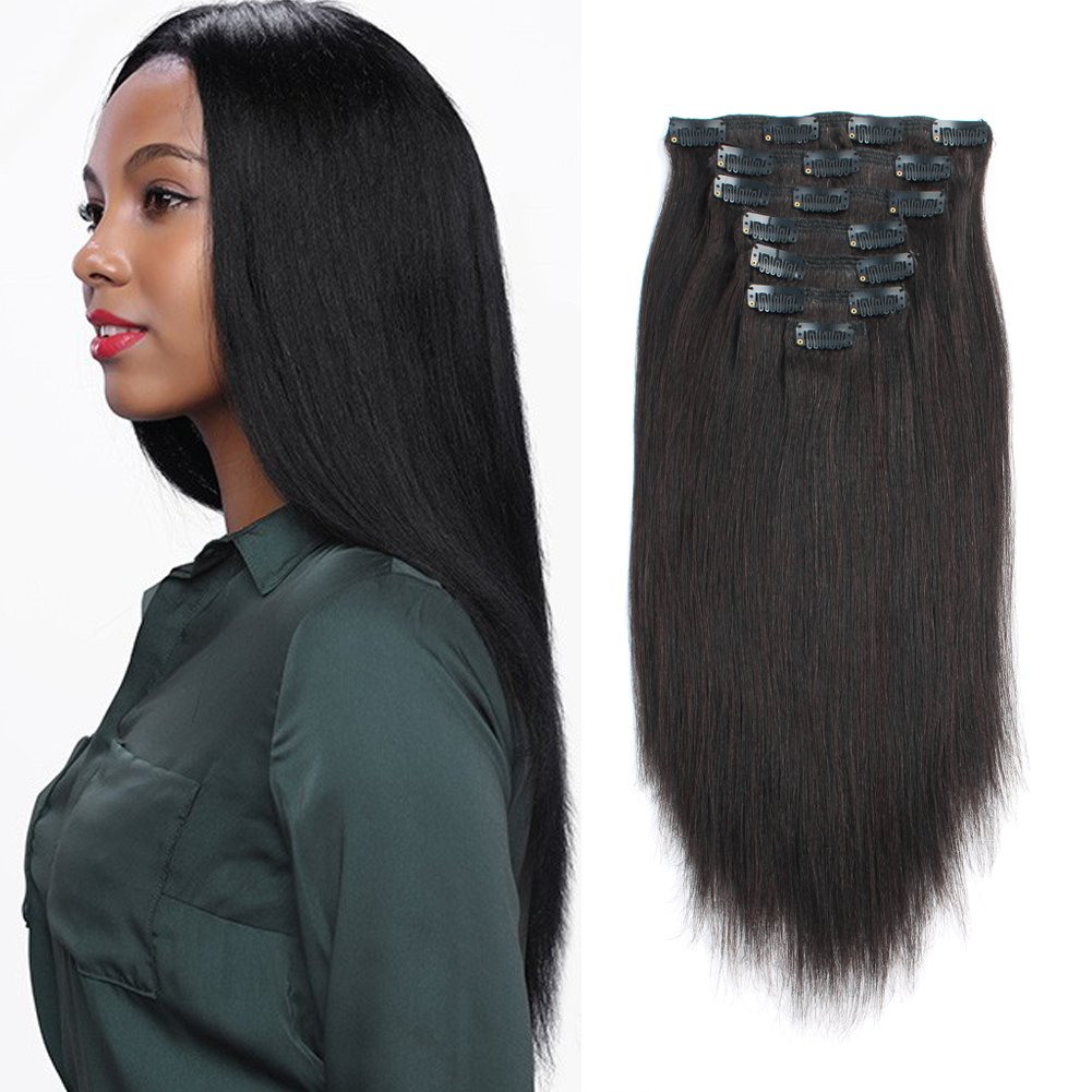 best clip in hair extensions for black hair