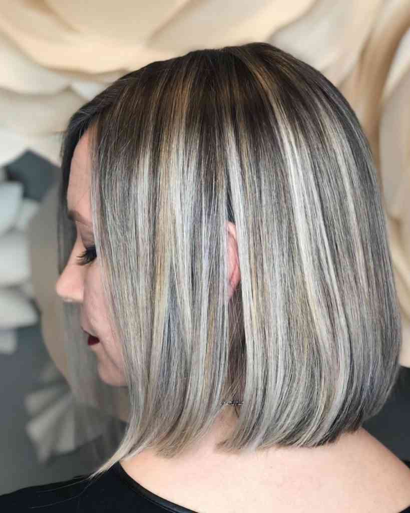 platinum hairstyles with highlights