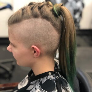 braided mohawk hairstyles with shaved sides