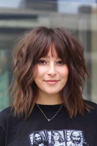 Bangs Hairstyles for plus size women