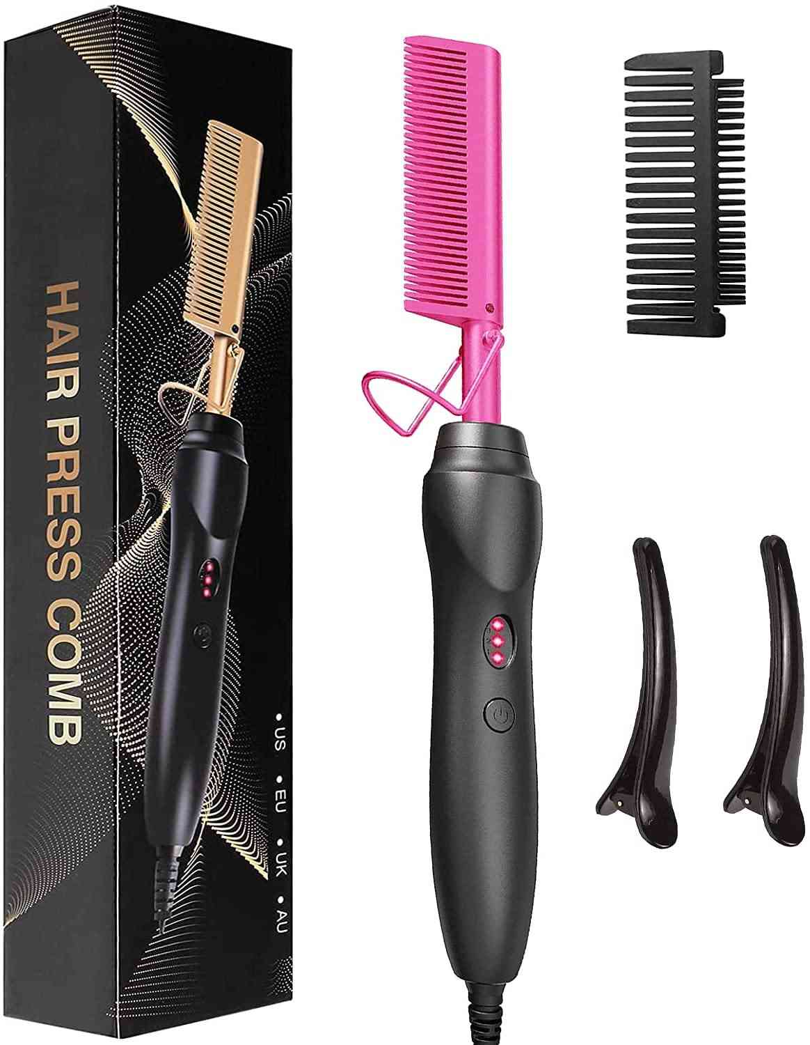 best electric pressing comb for black hair
