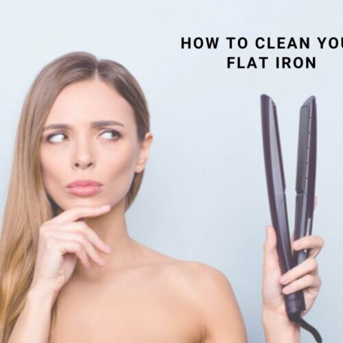 how to clean flat iron