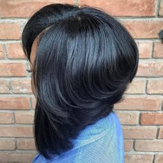 sleek bob hairstyles with weave
