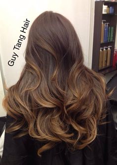 chocolate Brown Ombre Hair