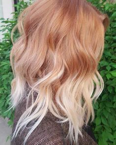 copper ombre red hair