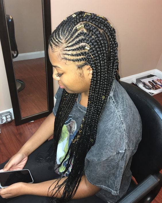 single braid styles pictures