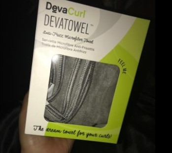 devacurl hair towel