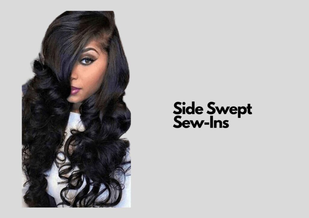 sew-in hairstyles with closure
