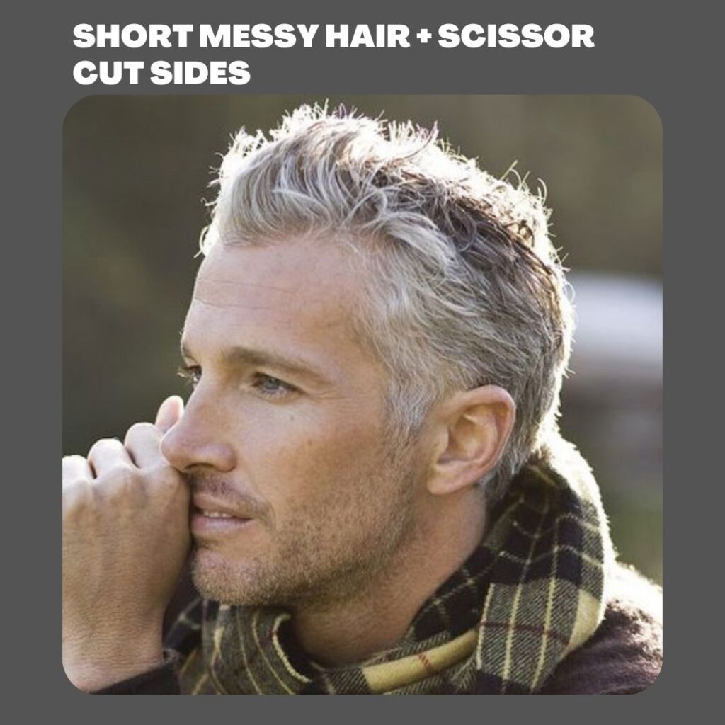 short haircuts for older men