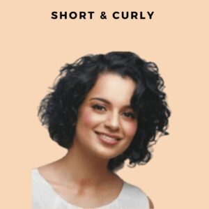 curly indian hairstyle for short hair