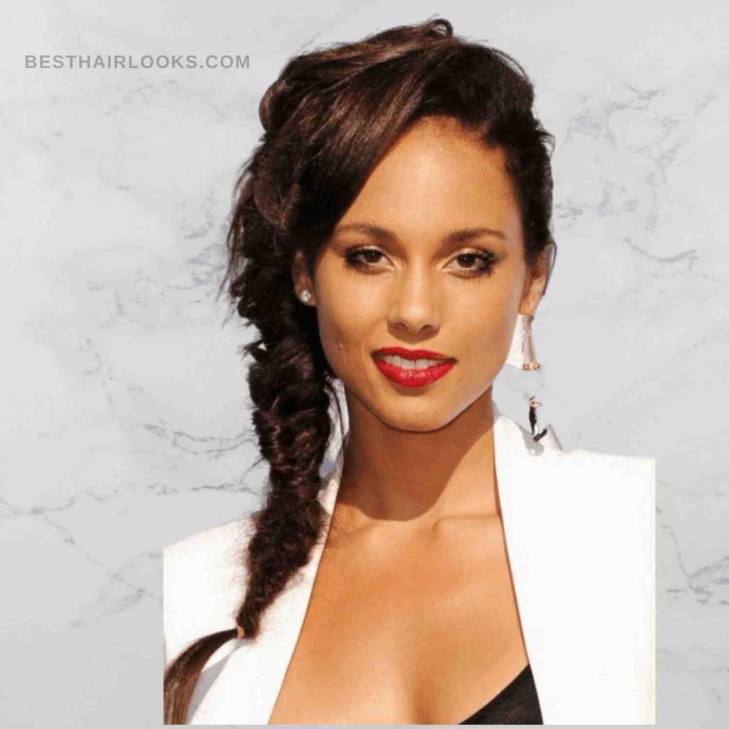 black ponytail hairstyles for wedding