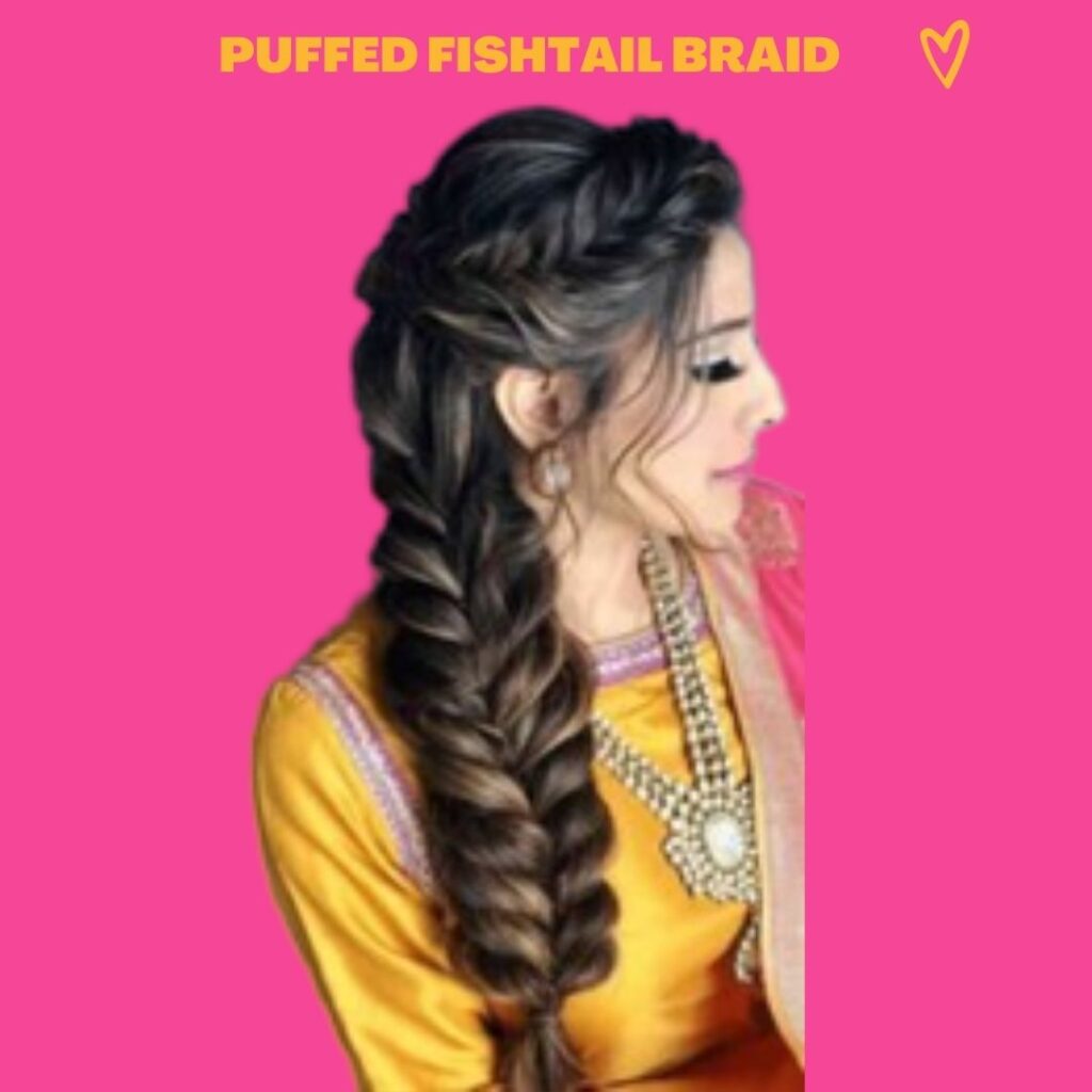 Puffed Fishtail Braid Bridal Hairstyles