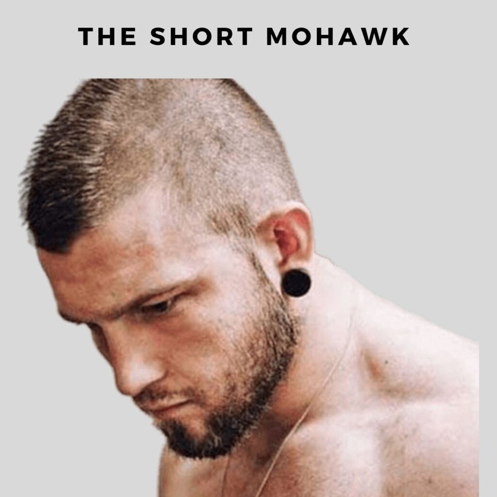 Short Mohawk Hair Cut For Men