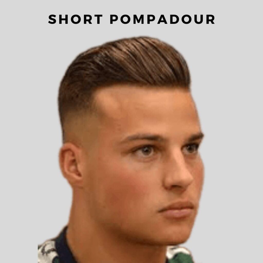 Short Pompadour Hairstyle Men