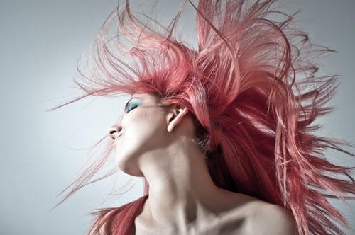 remove pink hair dye with vitamin c