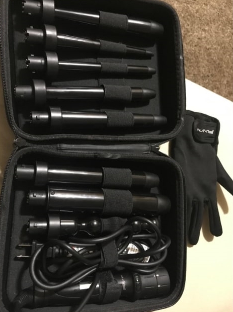 rotating curling iron for short hair