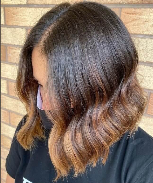 ombre short haircuts for women