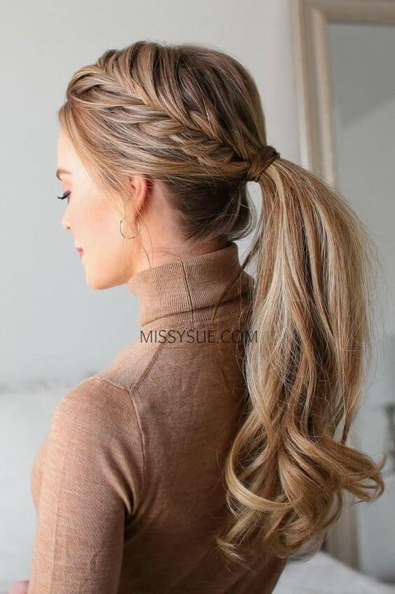 braid with layered hair