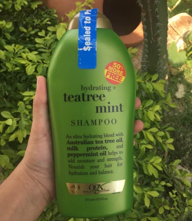ogx tea tree oil shampoo for dandruff