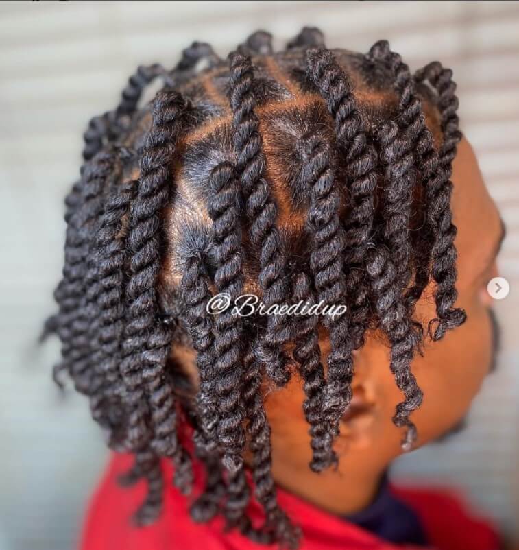 Afro braid hairstyles for black boys