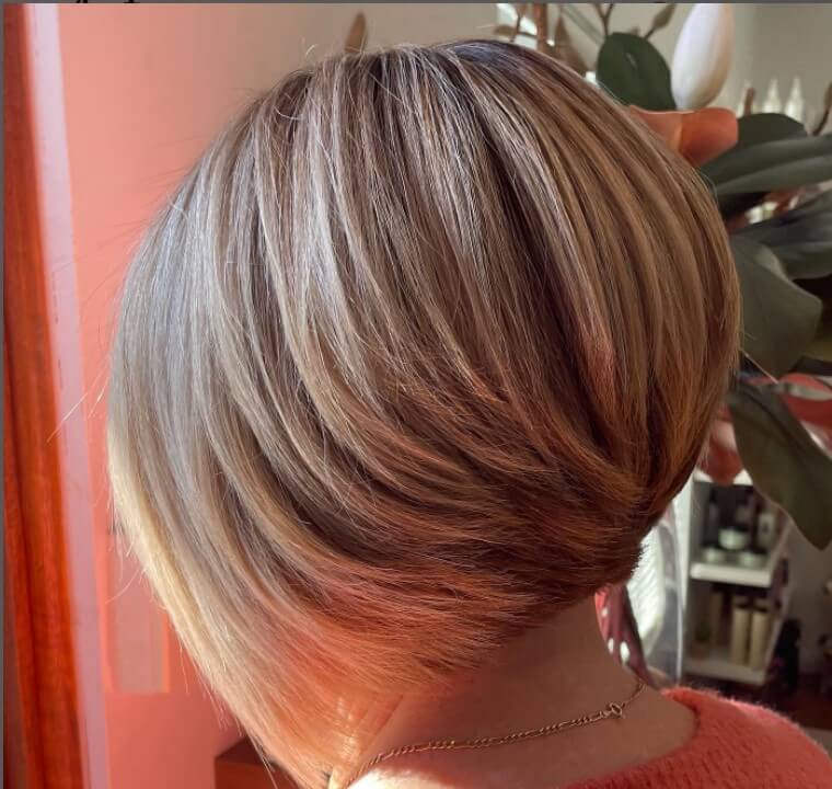 blonde short hairstyles with highlights
