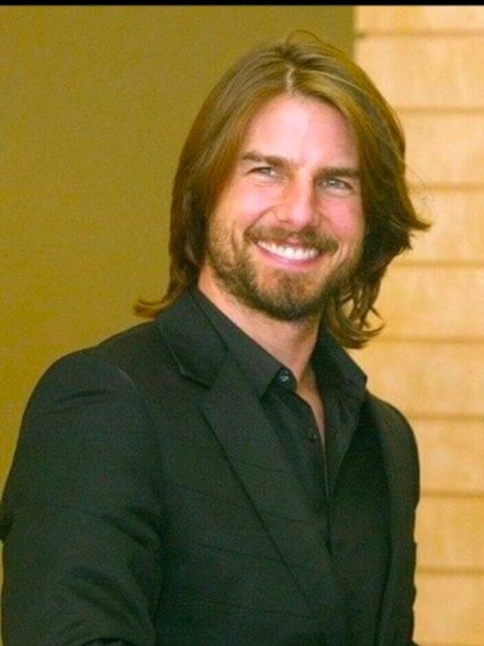tom cruise with long hair