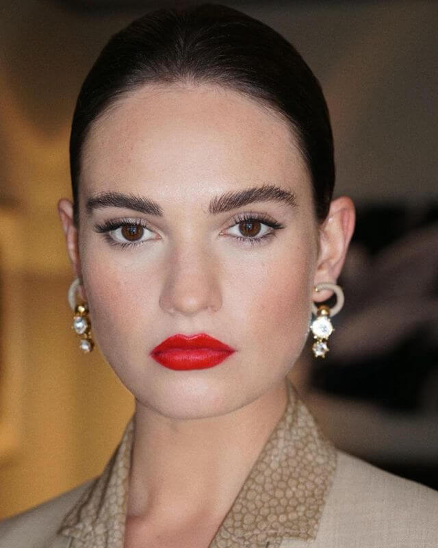 lily james hairstyles