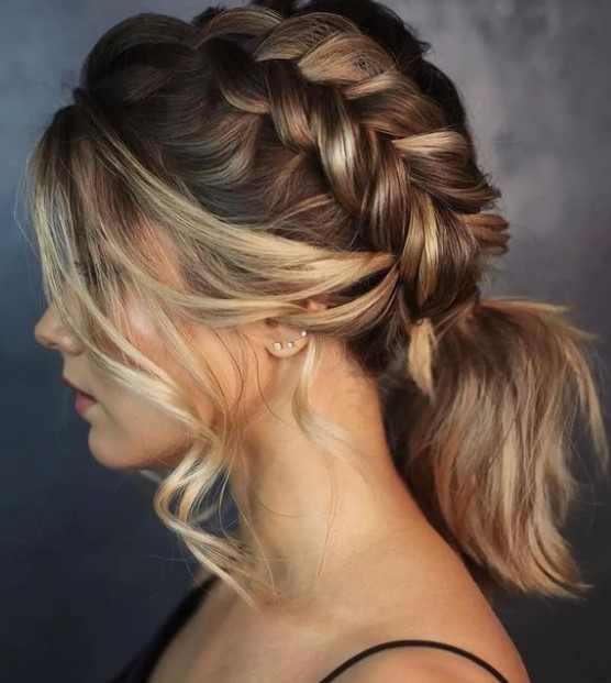 french braid styles for mixed hair