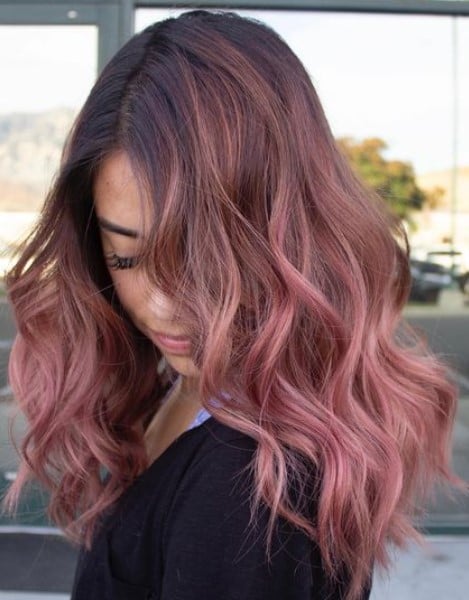 Delicate Soft Pink Hairstyle