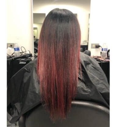 Light Red Ombre