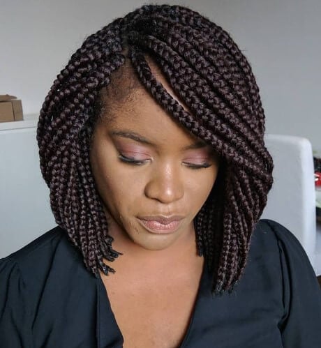Short Bobbed Hair With Braids