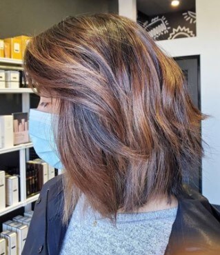 natural blonde highlights in brown hair