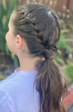 French braids hairstyle for back to school 