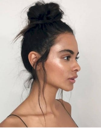 Knot Bun (Wispy, Tousled Or Side) 