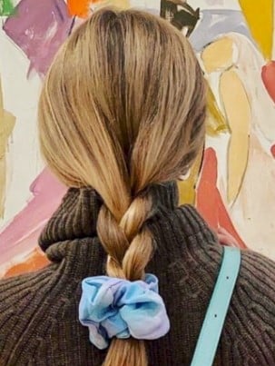 Low braids hairstyle for back to school 