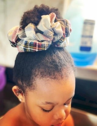 Scrunchie back to school hairstyles easy