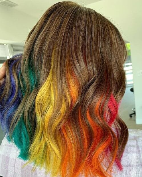 Rainbow Color Highlights