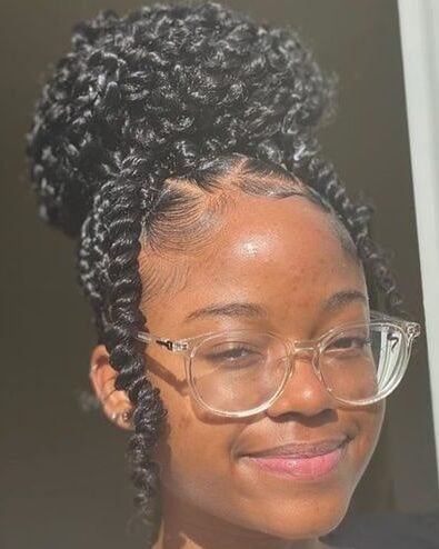 Passion Twist in an Updo