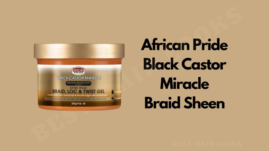 African Pride Black Castor Miracle Braid Sheen