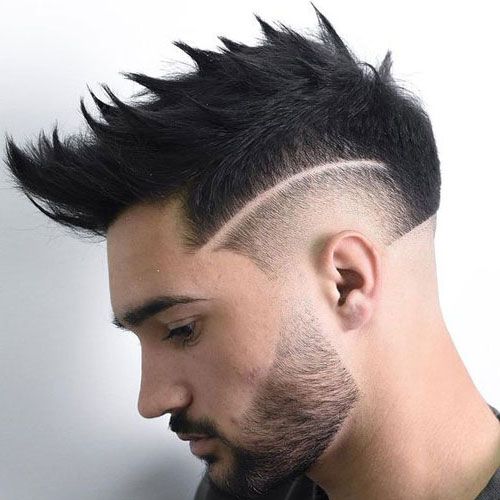 hairstyle with beard 2021