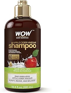 Sponsored Ad - WOW Apple Cider Vinegar Shampoo - Reduce Dandruff, Frizz, Split Ends, For Hair Loss - Clean Scalp & Boost G...